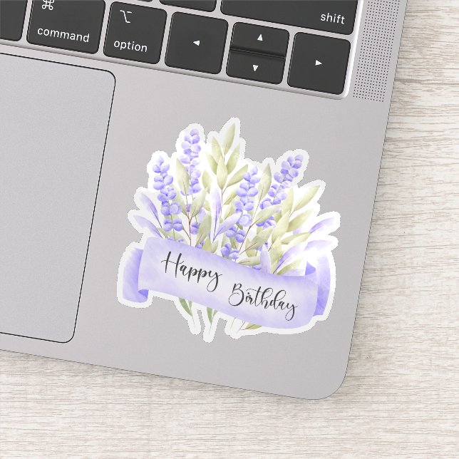 Happy birthday sticker (Detail)