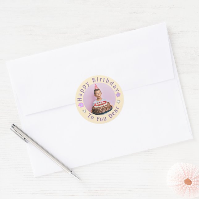 Happy birthday sticker (Envelope)