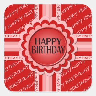 Happy Birthday Stickers