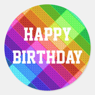 Happy Birthday stickers
