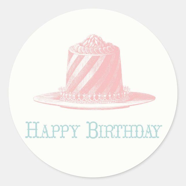 Happy Birthday Stickers (Front)