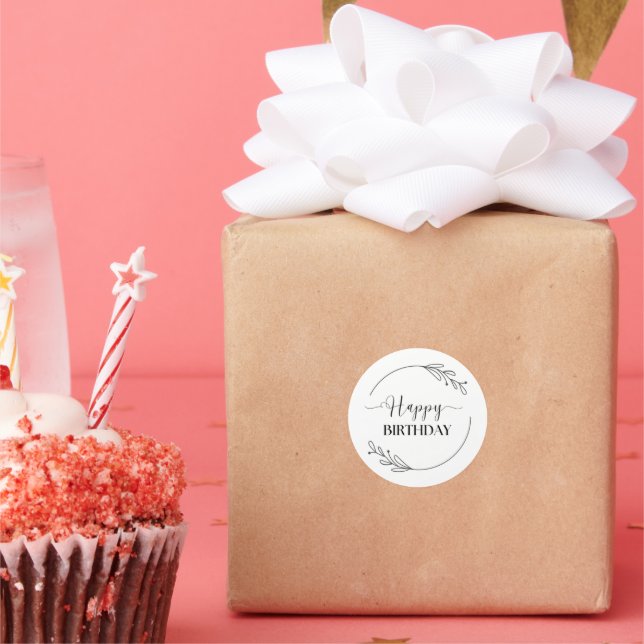 Happy Birthday Stickers  (Party)