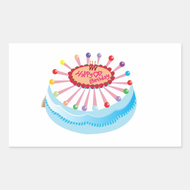 Happy birthday stickers party  (Front)