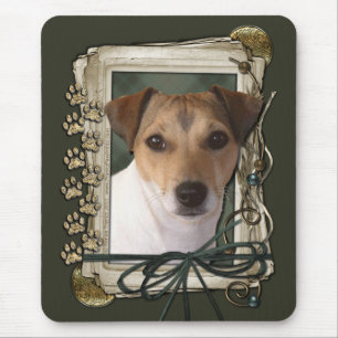 Happy Birthday - Stone Paws - Jack Russell Mouse Pad