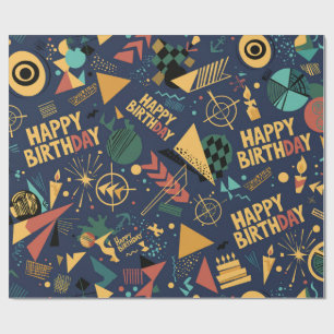 Happy Birthday, Strong Man Wrapping Paper