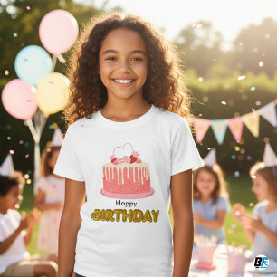 HAPPY BIRTHDAY - Stylish & Minimal Text Design T-Shirt