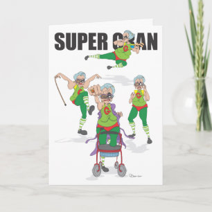 Happy Birthday Super Gran Card