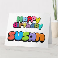 Happy Birthday Susan