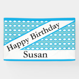"Happy Birthday Susan Custom Banner