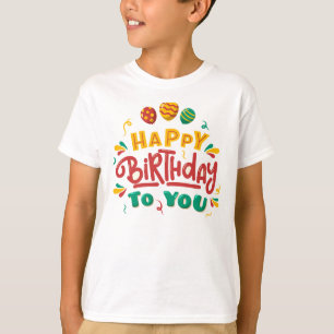"Happy Birthday T-Shirt for Kids – Fun and Festive