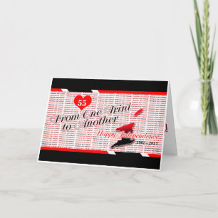 Happy Birthday T&T Independence Card