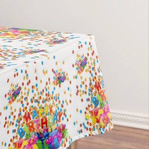Happy Birthday Tablecloth