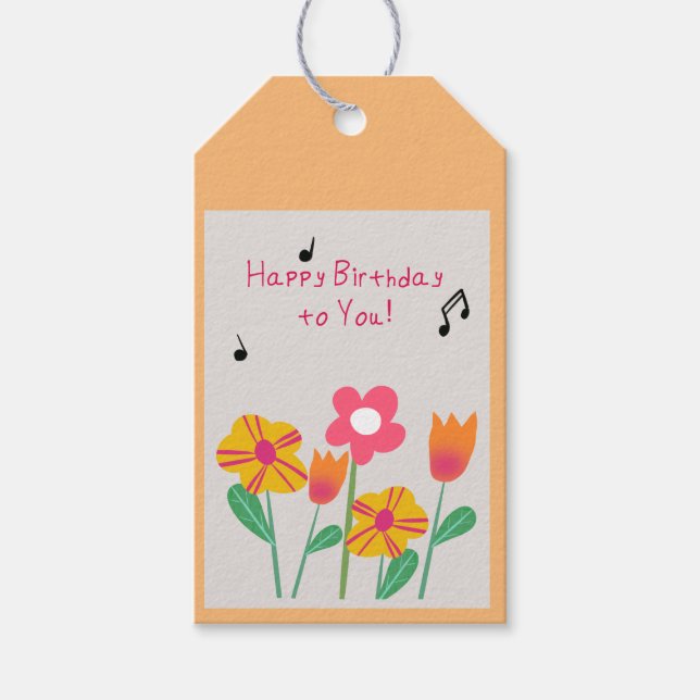 Happy Birthday Tags (Front)