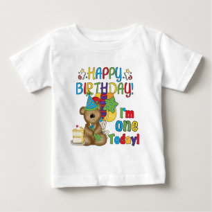 Happy Birthday Teddy Bear 1st T-shirts and Gifts