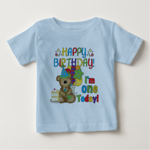 Happy Birthday Teddy Bear 1st T-shirts and Gifts