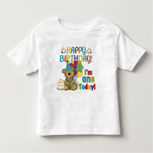 Happy Birthday Teddy Bear 1st T-shirts and Gifts