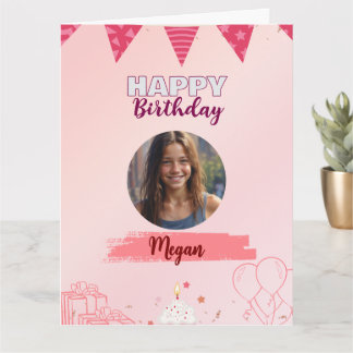 Happy Birthday Teenager Sweet Girl  Card
