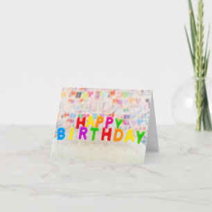 Happy Birthday Text Card