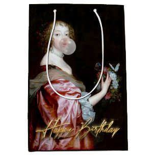 Happy Birthday The unexpected arrival butterflies Medium Gift Bag