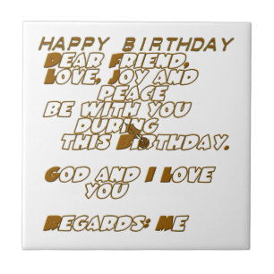 Happy Birthday Tile