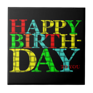 Happy Birthday Tile