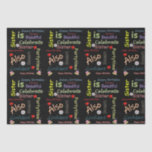 Happy Birthday Tissue Paper Sister<br><div class="desc">Happy Birthday Tissue Paper</div>