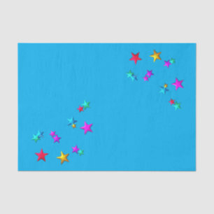 Happy Birthday Tissue Paper Stars