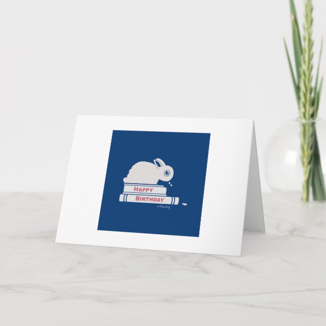 Happy Birthday to a Book Lover Card (Front)