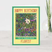 Happy Birthday to a Florist. Florist Birthday