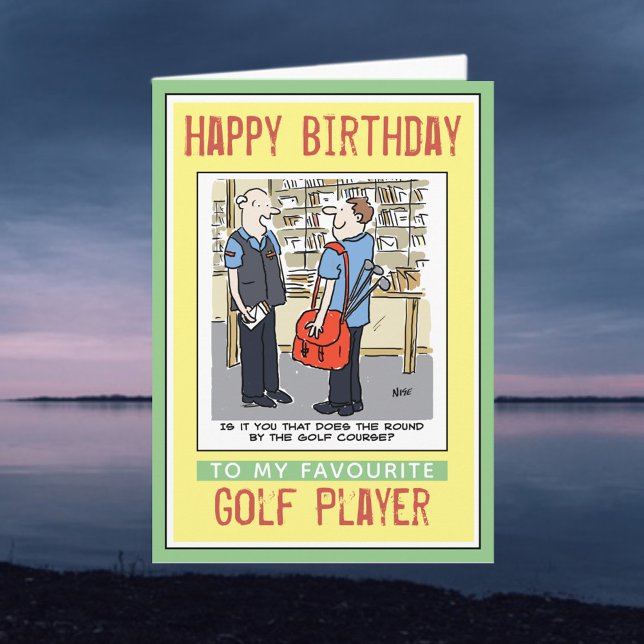 Happy Birthday to a Golfer Card (Creator Uploaded)