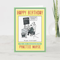Happy Birthday to a Practice Nurse