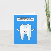 Happy Birthday to a Special Dentist Talking Tooth