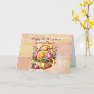 Happy Birthday To A Special Friend Card