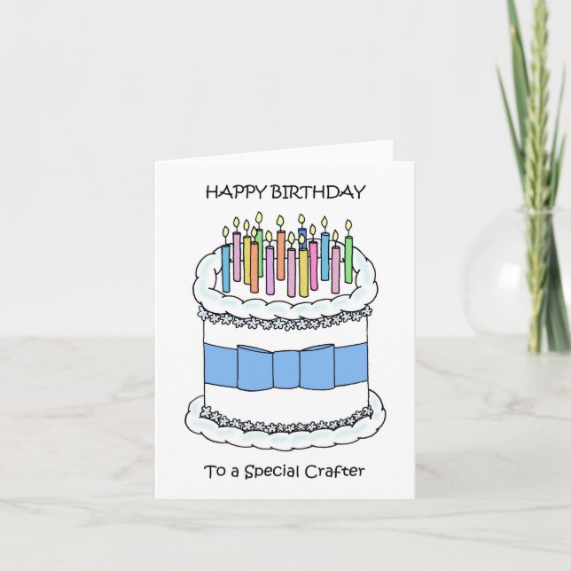 Happy Birthday to Crafter Card (Front)