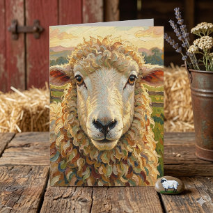 Happy Birthday to Ewe! Cute Farm Animal Birthday Card