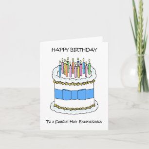 Happy Birthday to Hair Extensionist Card