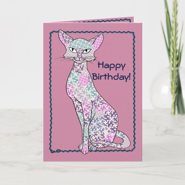 Happy Birthday To Mew! Card (Front)