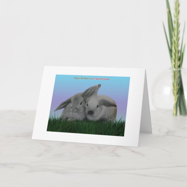 Happy Birthday to my Best Friend Card (Front)