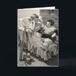 Happy Birthday to my Big Brother card<br><div class="desc">Sometimes we forget how hard it was for the big brother to have to watch us years ago..a darling vintage photo that describes how it must have felt.. Vintage photo cards.. Happy birthday Big brother</div>