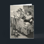 Happy Birthday to my Big Brother card<br><div class="desc">Sometimes we forget how hard it was for the big brother to have to watch us years ago..a darling vintage photo that describes how it must have felt.. Vintage photo cards.. Happy birthday Big brother</div>