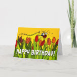 Happy Birthday - To My Dear Granddaughter Card<br><div class="desc">A sweet ladybug sends birthday wishes to someone special!</div>