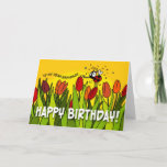 Happy Birthday - To My Dear Grandson Card<br><div class="desc">A sweet ladybug wishes your special someone a happy birthday!</div>
