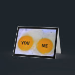 Happy Birthday To My Egg-stra Special Twin Brother Card<br><div class="desc">Two sunny side up eggs,  photographed side by side,  are the subject of my "Happy Birthday To My Egg-stra Special Twin Brother!" Birthday Card.  Black text on one egg says "You" and black text on the other egg says "Me".</div>