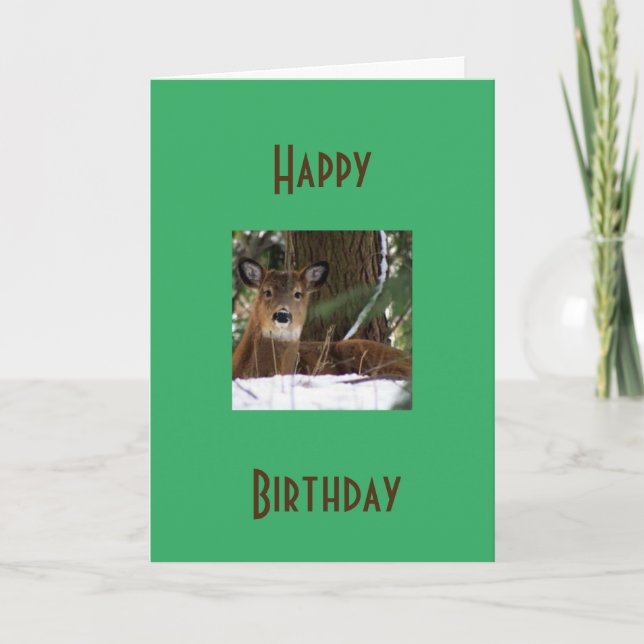 HAPPY BIRTHDAY TO MY *FAVORITE HUNTER* CARD (Front)