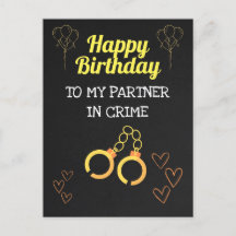 Happy Birthday to my Partner in Crime!