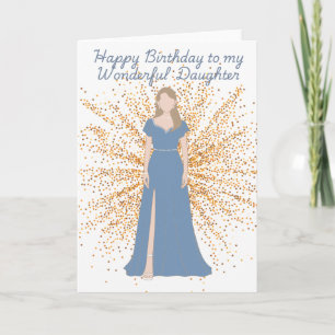 "Happy Birthday to my Wonderful Daughter" Card
