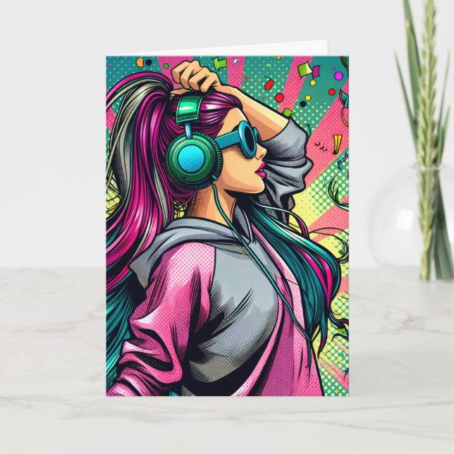 Happy Birthday to One Cool Lady  Card (Front)