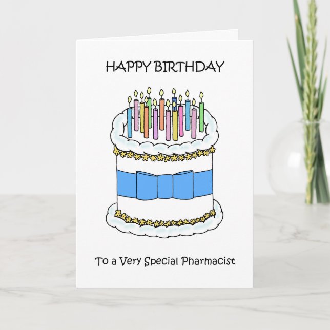 Happy Birthday to Pharmacist Card (Front)