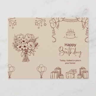 Happy Birthday to Someone Amazing Postcard