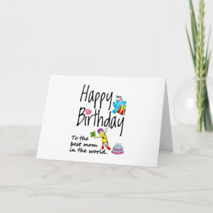 Happy Birthday to the best mum in the world Card